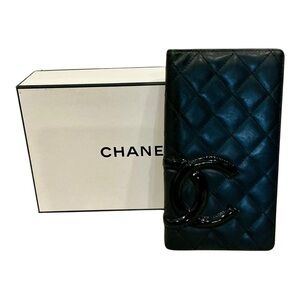 ✨💎EUC💎✨CHANEL CAMBON ORGANIZER WALLET W/DUSTY, BOX AND GIFT